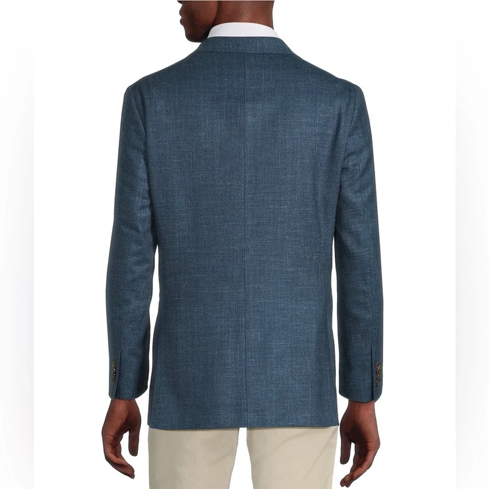 Daniel Cremieux Men's Blue Houndstooth Sport Coat